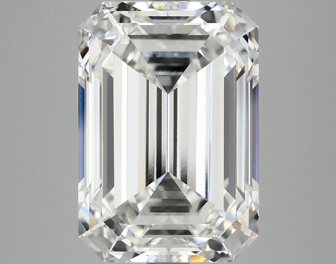 7.2 Carat Emerald Shaped Ideal Cut VVS2 IGI Certified Lab Grown Diamond
