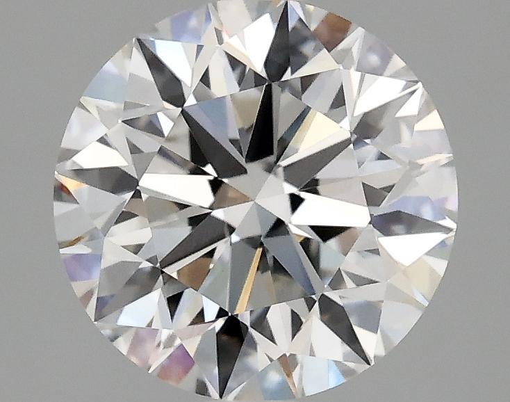 2.4 Carat Round Shaped Excellent Cut VVS2 IGI Certified Lab Grown Diamond