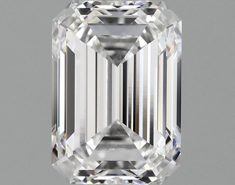1.08 Carat Emerald Shaped Ideal Cut VVS2 IGI Certified Lab Grown Diamond