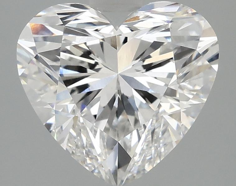 2.98 Carat Heart Shaped Ideal Cut VS1 IGI Certified Lab Grown Diamond