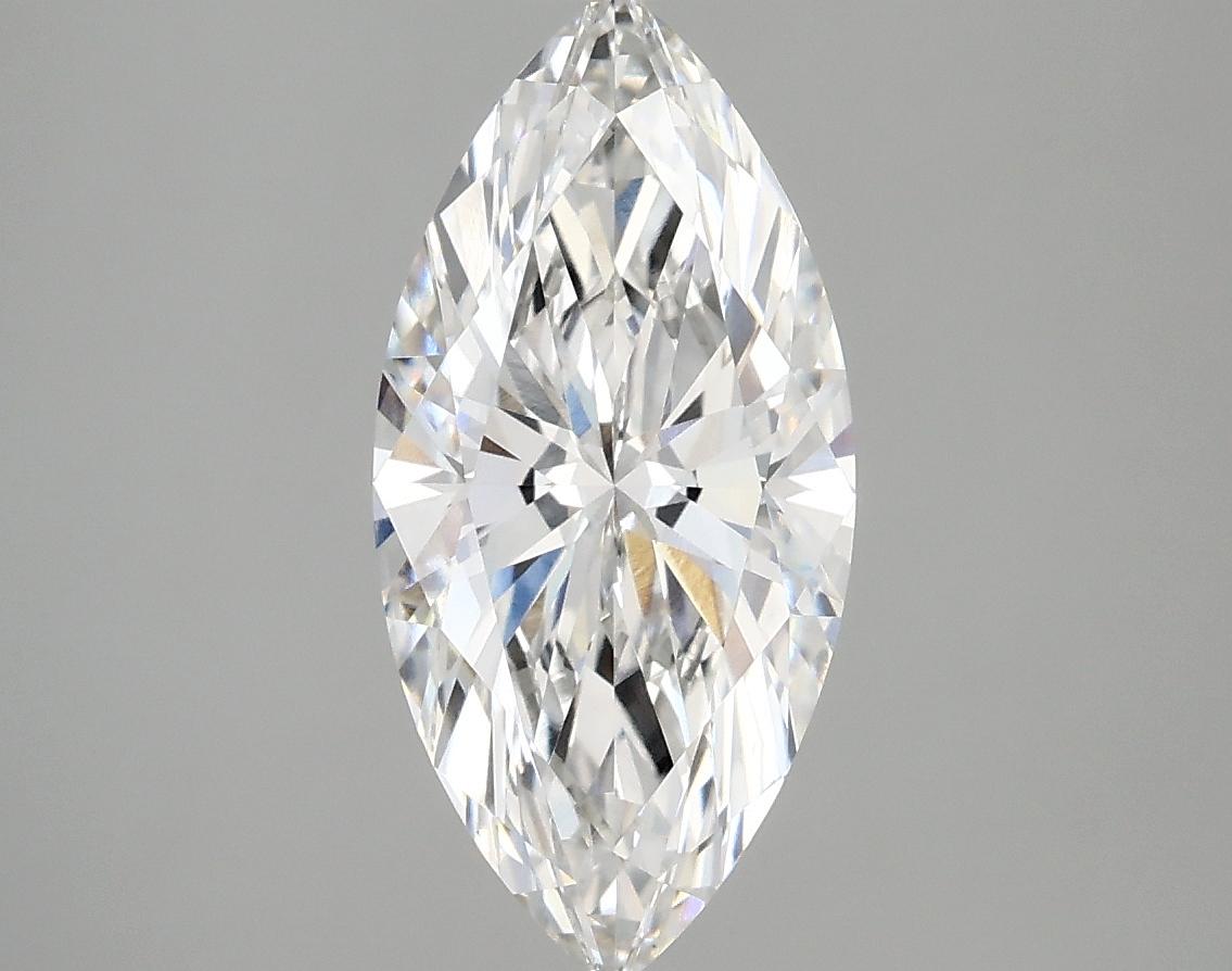 2.01 Carat Marquise Shaped Excellent Cut VVS2 IGI Certified Lab Grown Diamond