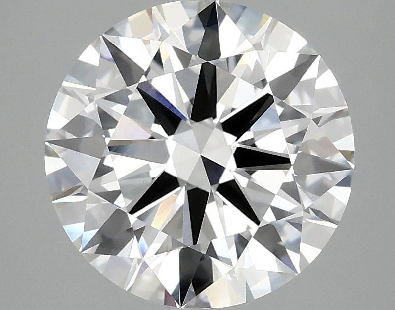 3.08 Carat Round Shaped Ideal Cut VVS2 IGI Certified Lab Grown Diamond