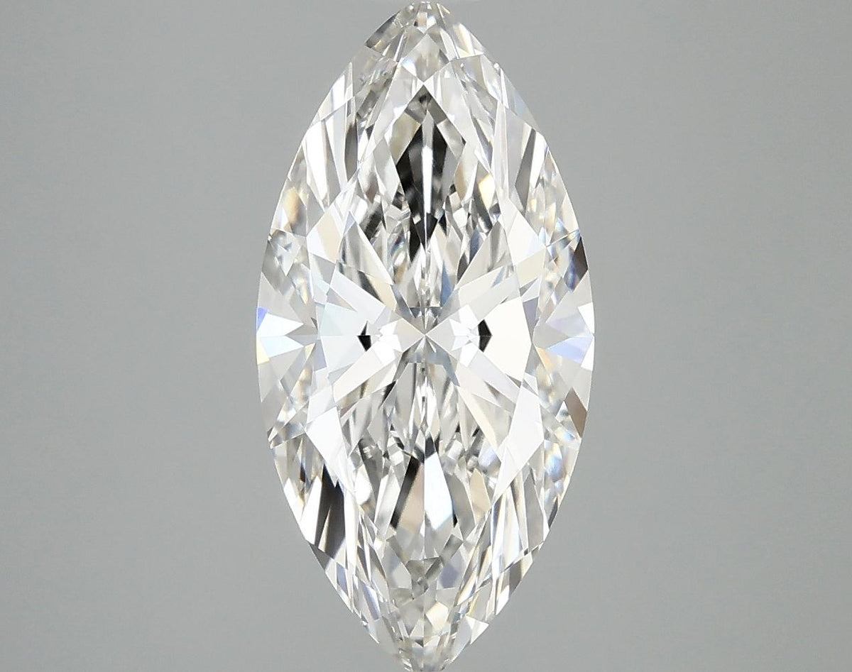 3.0 Carat Marquise Shaped Ideal Cut VVS2 IGI Certified Lab Grown Diamond