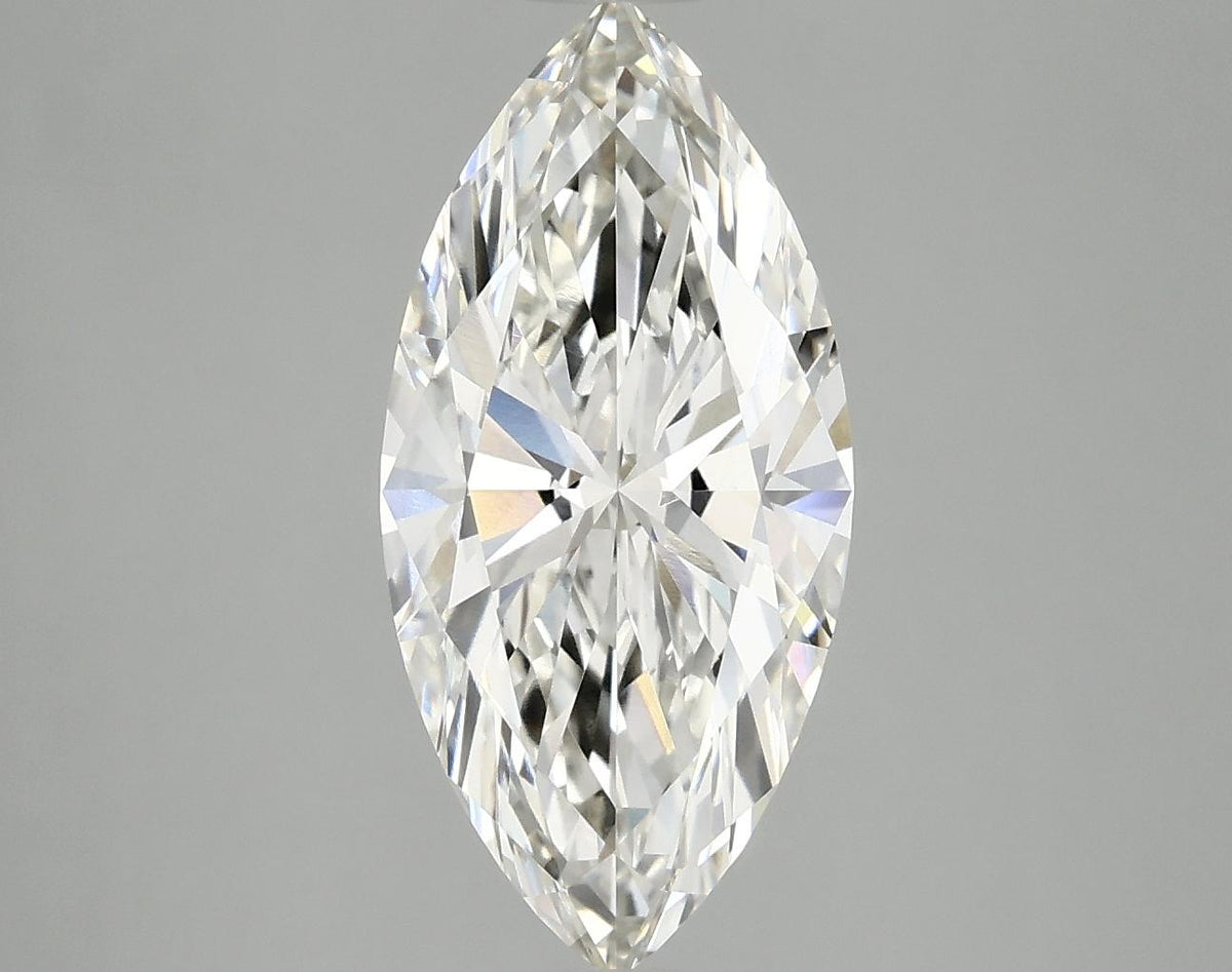 2.98 Carat Marquise Shaped Excellent Cut VVS2 IGI Certified Lab Grown Diamond