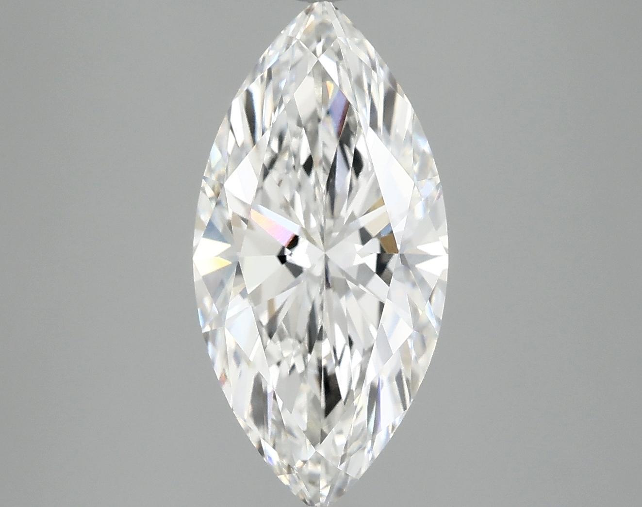 3.02 Carat Marquise Shaped Ideal Cut VVS2 IGI Certified Lab Grown Diamond
