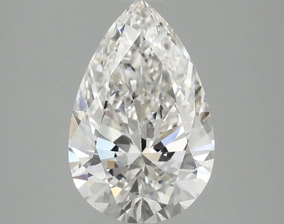 1.98 Carat Pear Shaped Ideal Cut VVS2 IGI Certified Lab Grown Diamond