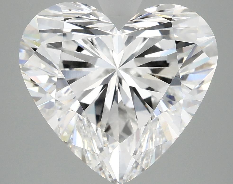6.12 Carat Heart Shaped Ideal Cut VVS2 IGI Certified Lab Grown Diamond