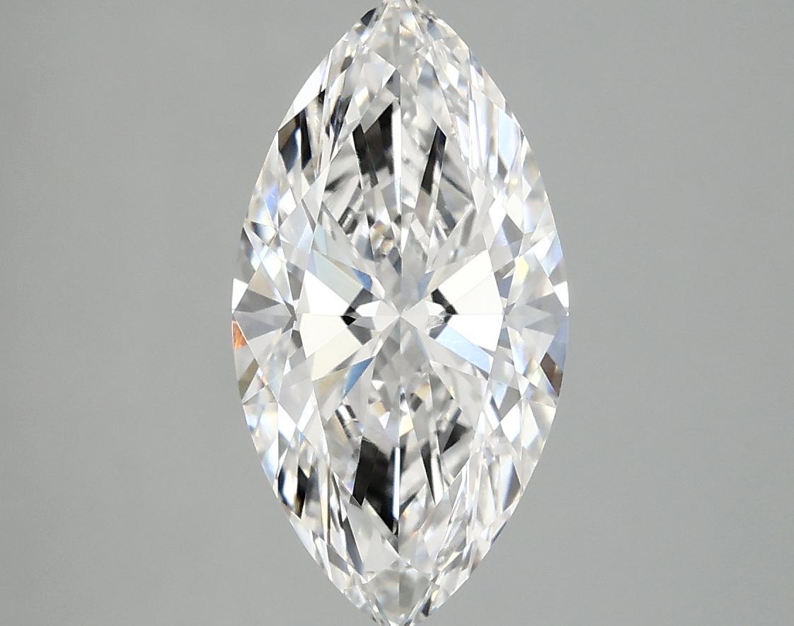 2.4 Carat Marquise Shaped Ideal Cut VVS2 IGI Certified Lab Grown Diamond