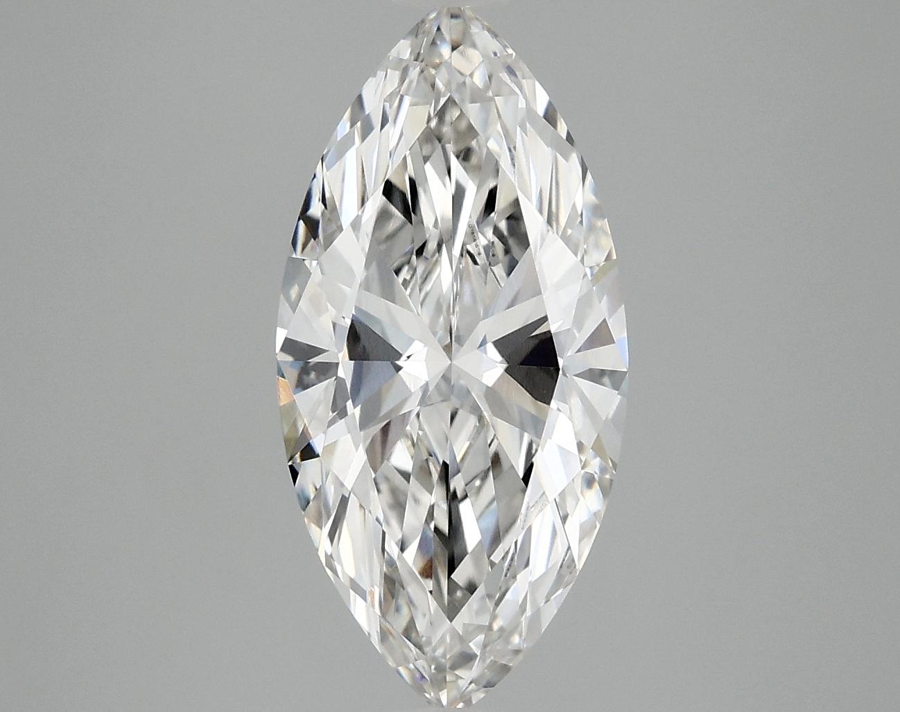2.97 Carat Marquise Shaped Ideal Cut VVS2 IGI Certified Lab Grown Diamond
