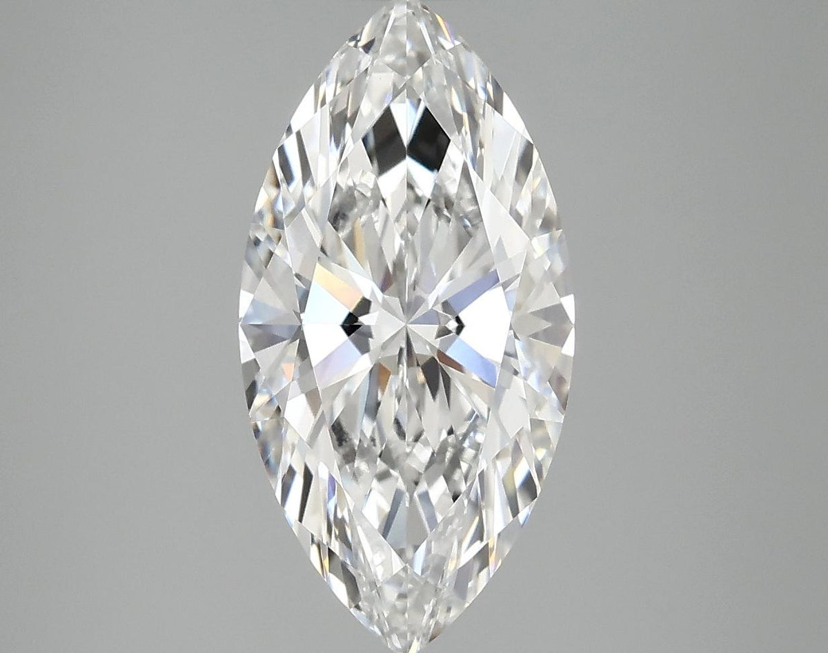 3.0 Carat Marquise Shaped Ideal Cut VVS2 IGI Certified Lab Grown Diamond