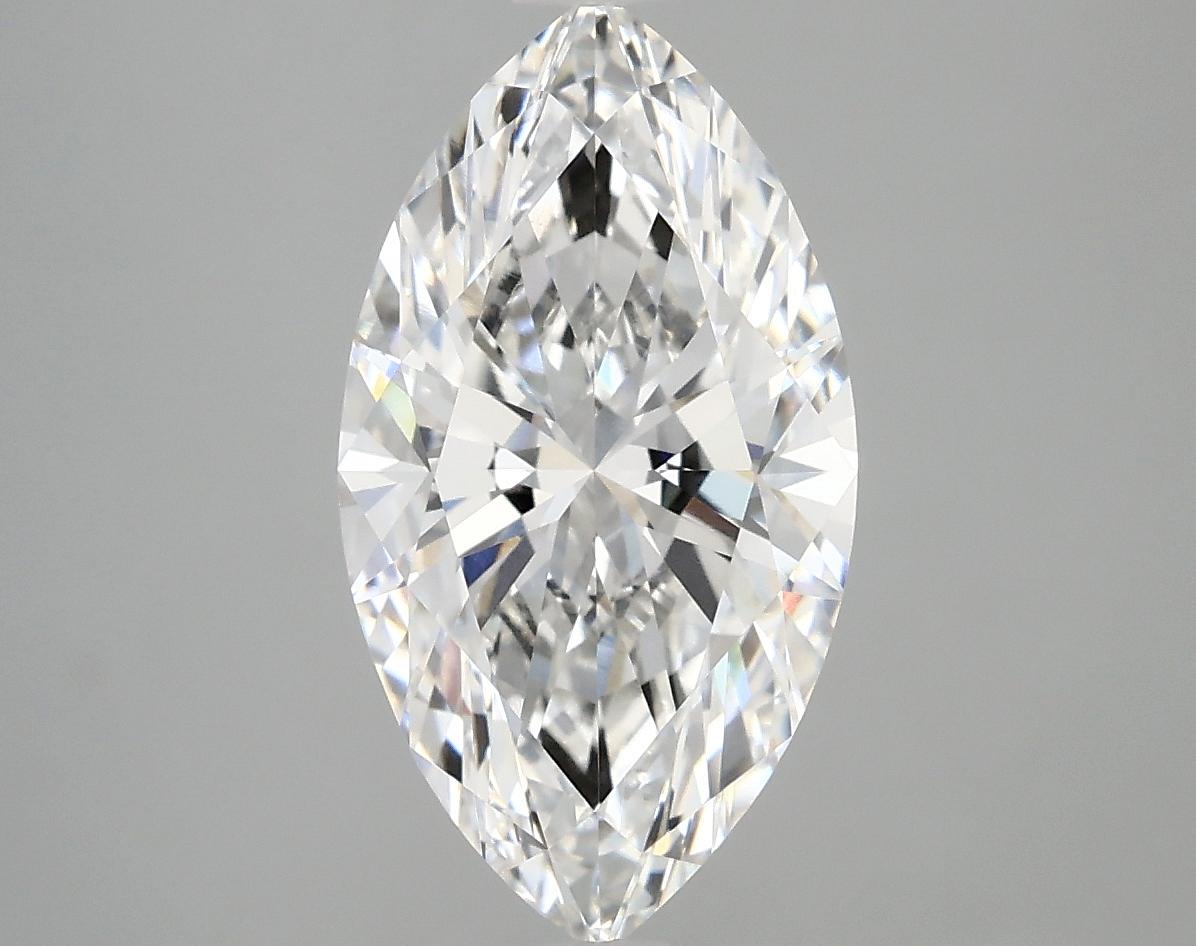 2.98 Carat Marquise Shaped Excellent Cut VVS2 IGI Certified Lab Grown Diamond
