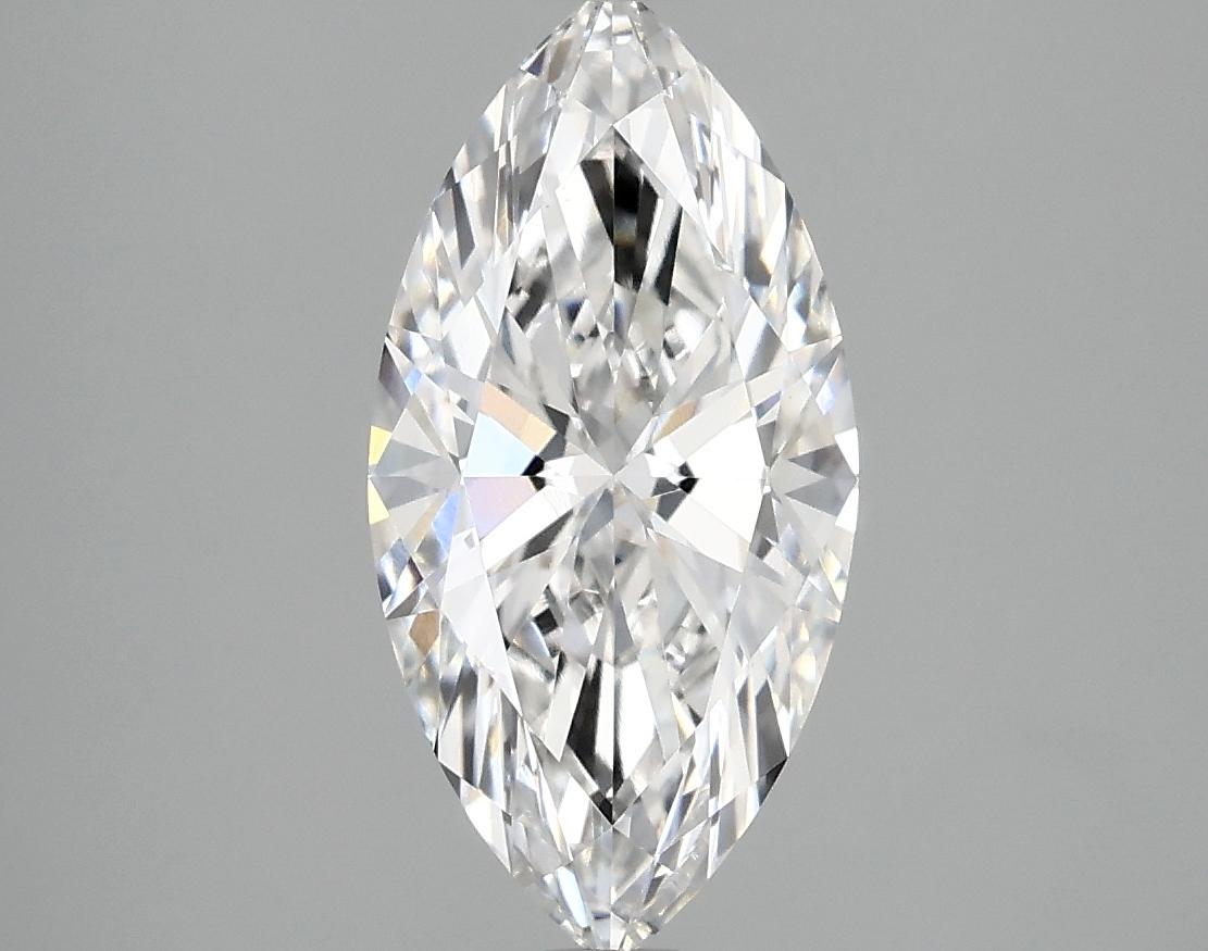 2.09 Carat Marquise Shaped Ideal Cut VVS2 IGI Certified Lab Grown Diamond