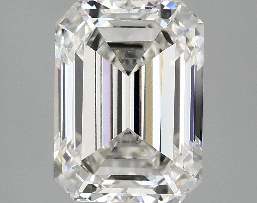 3.08 Carat Emerald Shaped Excellent Cut VVS2 IGI Certified Lab Grown Diamond