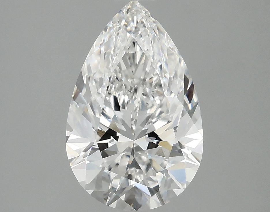2.03 Carat Pear Shaped Ideal Cut VVS2 IGI Certified Lab Grown Diamond