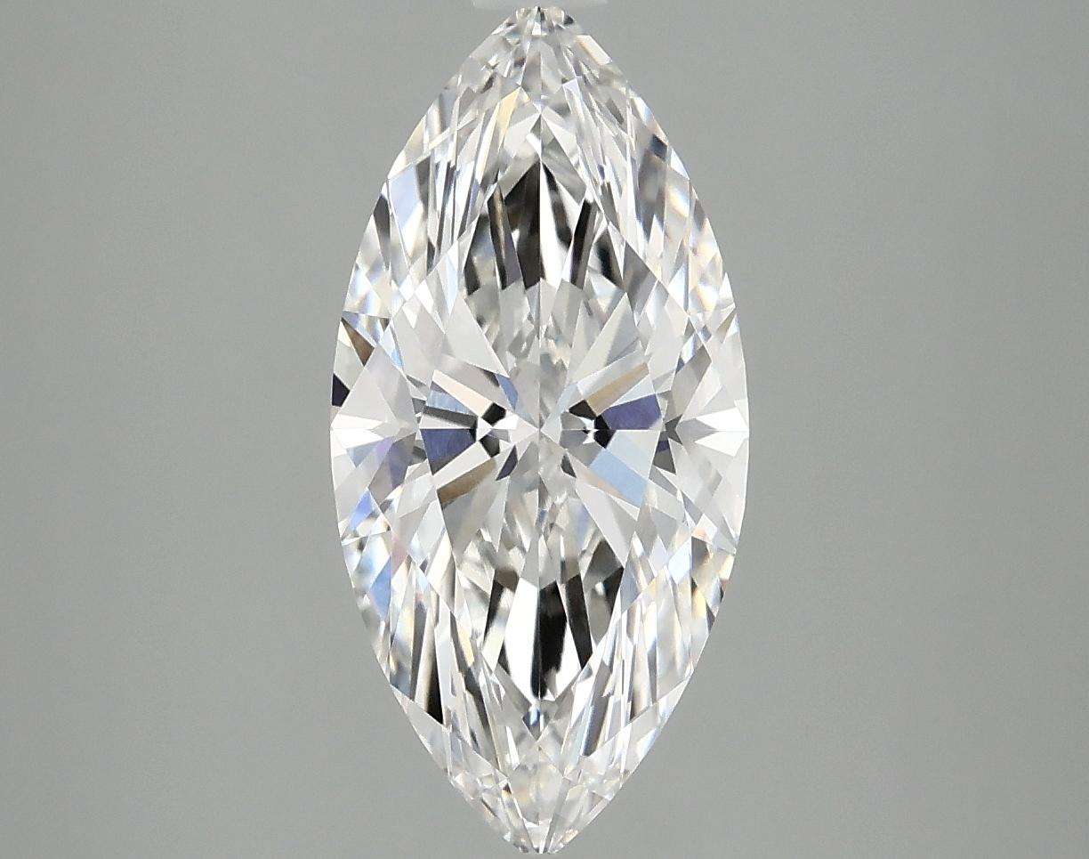 2.43 Carat Marquise Shaped Excellent Cut VVS2 IGI Certified Lab Grown Diamond