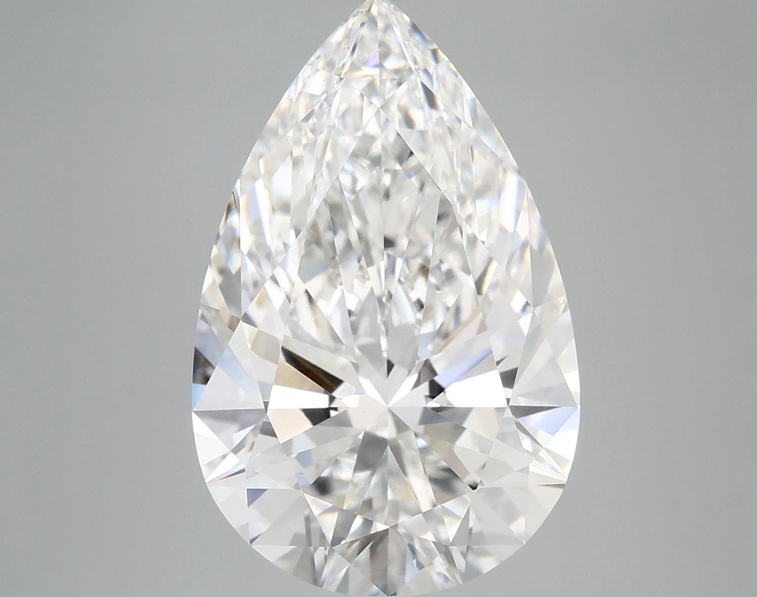 7.25 Carat Pear Shaped Ideal Cut VS1 IGI Certified Lab Grown Diamond