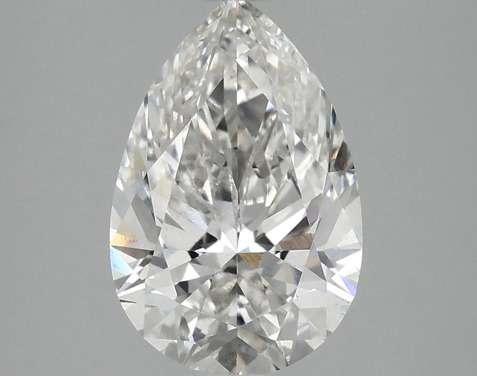 2.57 Carat Pear Shaped Excellent Cut SI1 IGI Certified Lab Grown Diamond