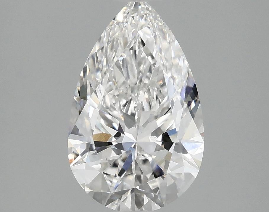 1.55 Carat Pear Shaped Ideal Cut VVS2 IGI Certified Lab Grown Diamond