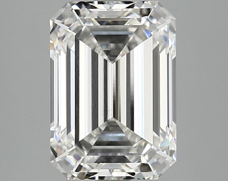 3.1 Carat Emerald Shaped Ideal Cut VVS2 IGI Certified Lab Grown Diamond