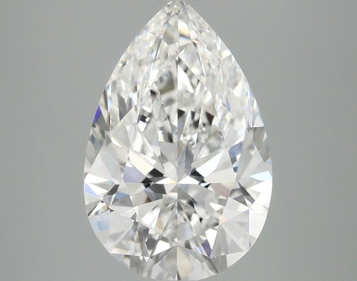 4.0 Carat Pear Shaped Excellent Cut VVS2 IGI Certified Lab Grown Diamond