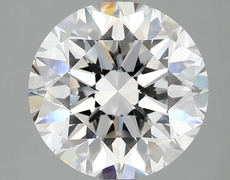 3.08 Carat Round Shaped Excellent Cut VVS2 IGI Certified Lab Grown Diamond