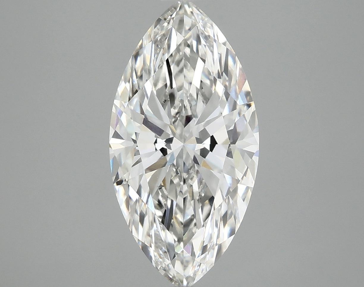 3.08 Carat Marquise Shaped Ideal Cut VVS2 IGI Certified Lab Grown Diamond
