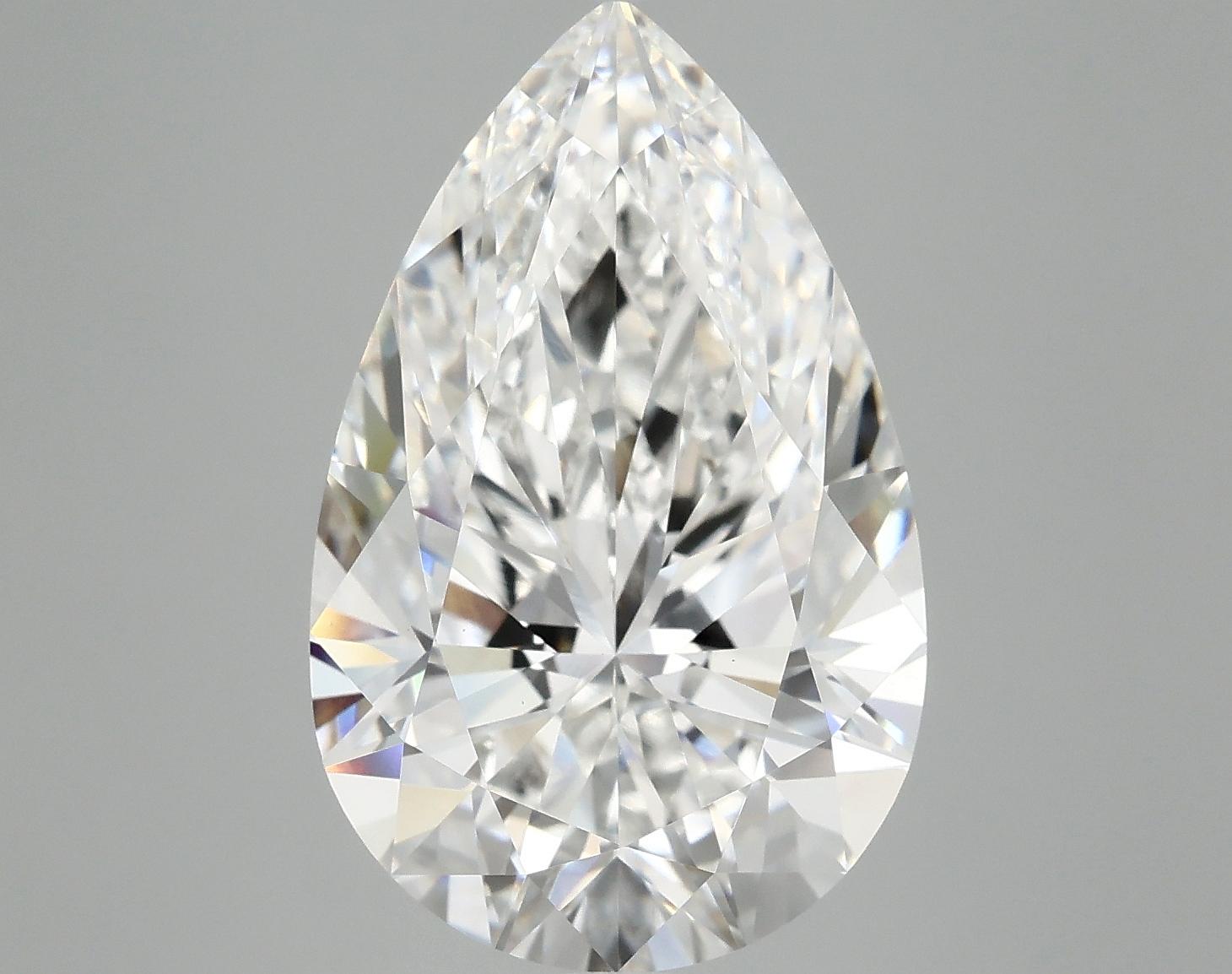 7.17 Carat Pear Shaped Ideal Cut VS1 IGI Certified Lab Grown Diamond