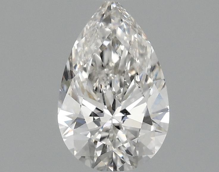 0.97 Carat Pear Shaped Ideal Cut VVS2 IGI Certified Lab Grown Diamond