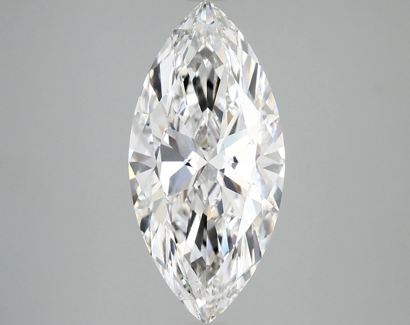 2.98 Carat Marquise Shaped Excellent Cut VS1 IGI Certified Lab Grown Diamond