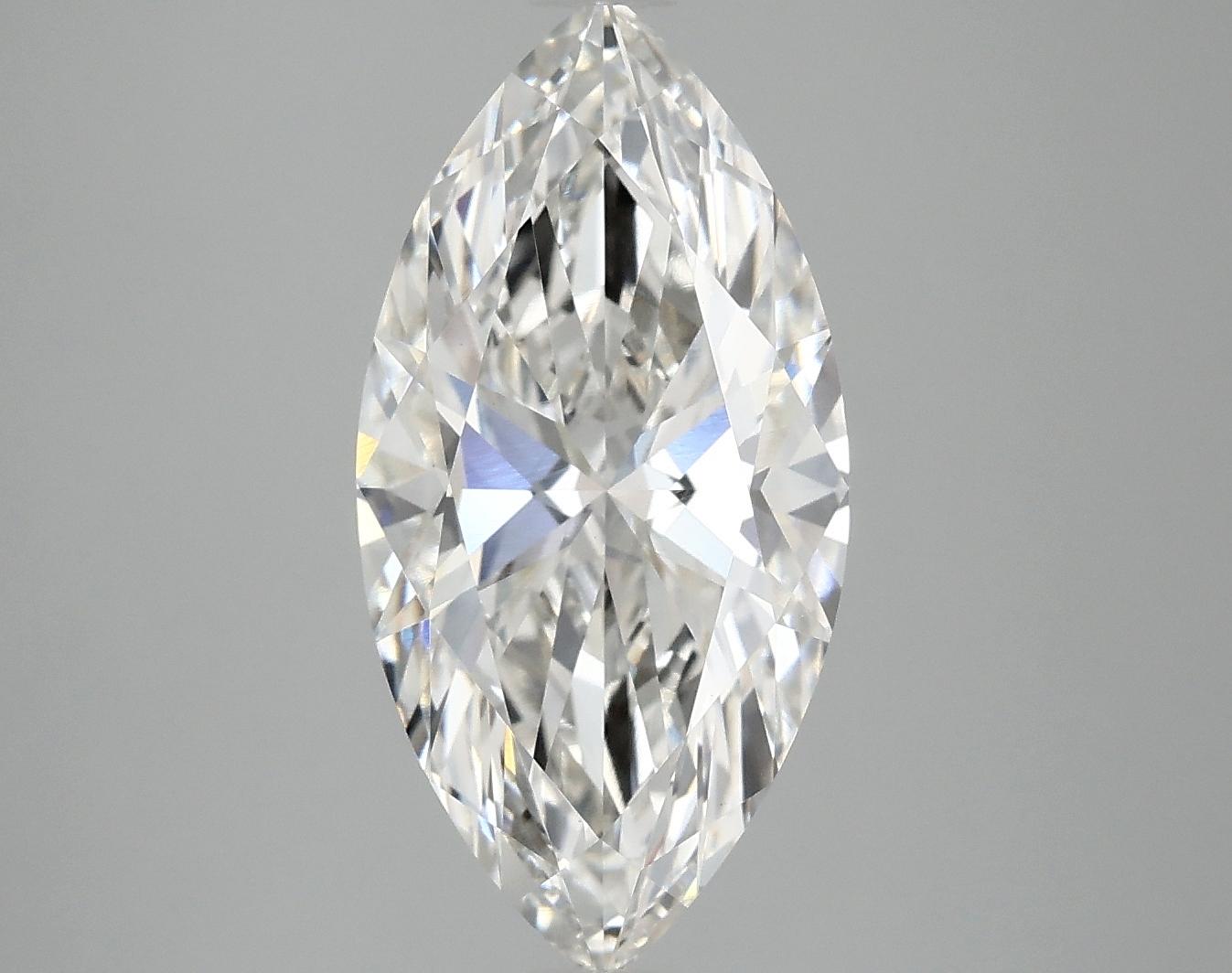 3.52 Carat Marquise Shaped Ideal Cut VVS2 IGI Certified Lab Grown Diamond