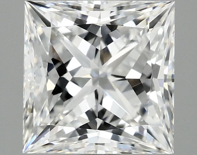 2.08 Carat Princess Shaped Ideal Cut VVS2 IGI Certified Lab Grown Diamond