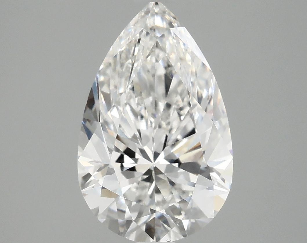 3.09 Carat Pear Shaped Ideal Cut VS1 IGI Certified Lab Grown Diamond