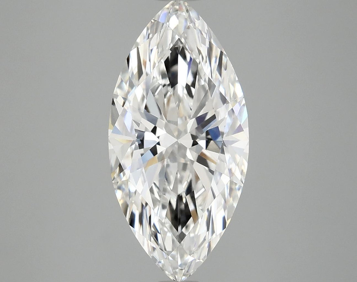 3.09 Carat Marquise Shaped Ideal Cut VVS2 IGI Certified Lab Grown Diamond
