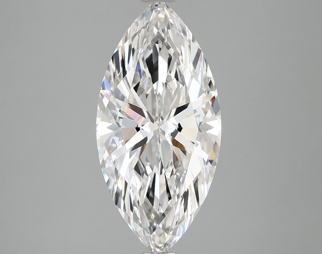 3.03 Carat Marquise Shaped Excellent Cut VVS1 IGI Certified Lab Grown Diamond