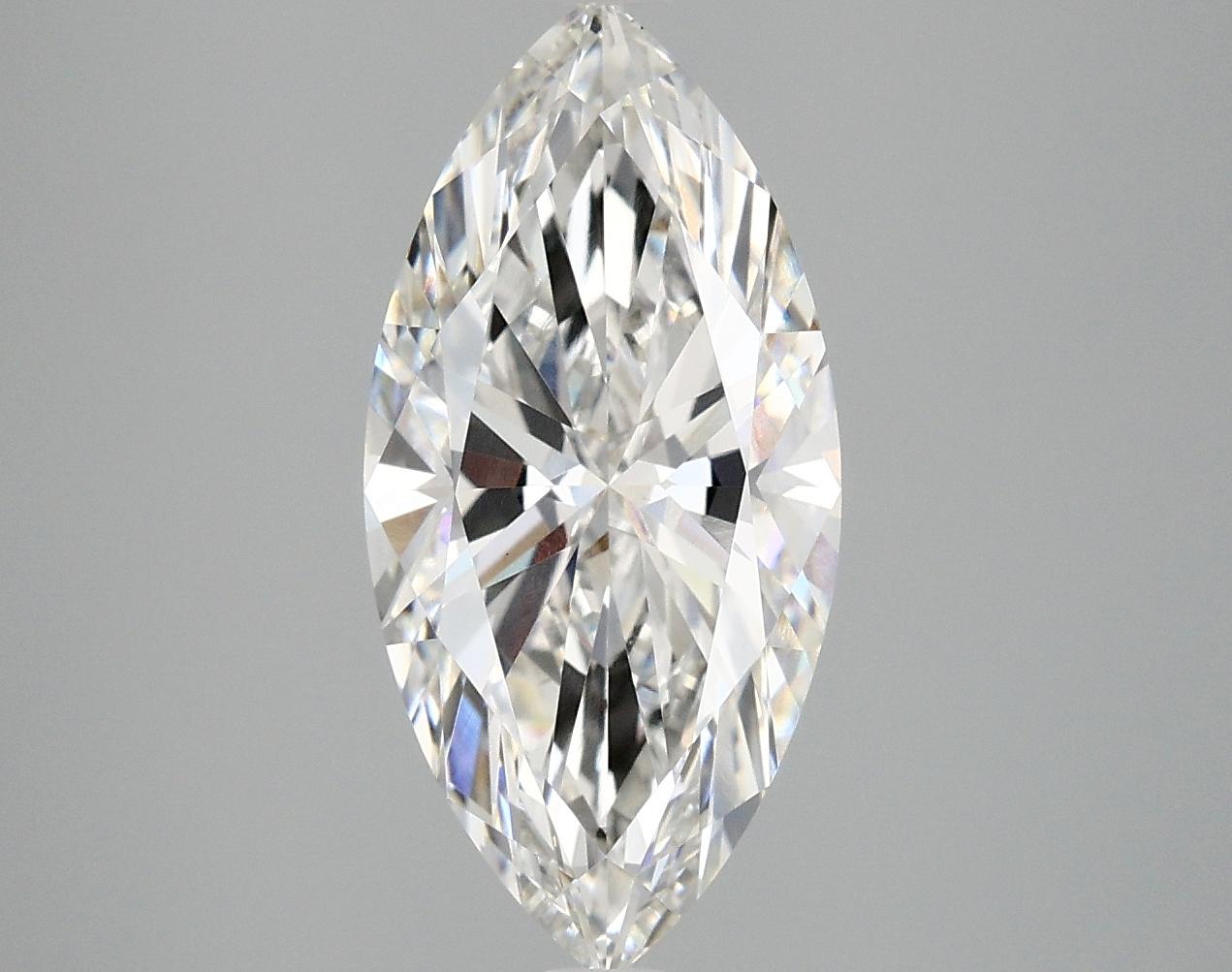 3.0 Carat Marquise Shaped Excellent Cut VVS2 IGI Certified Lab Grown Diamond