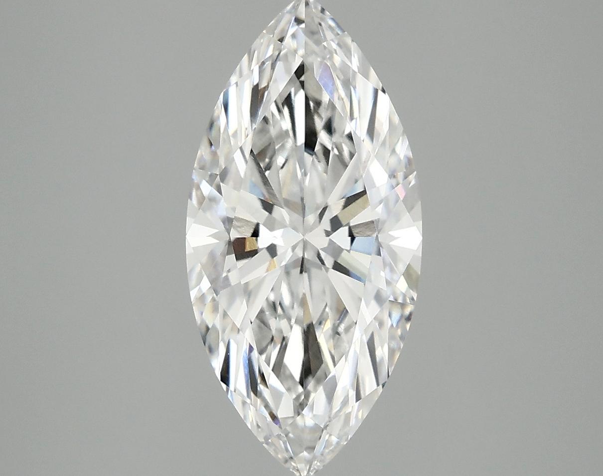 2.52 Carat Marquise Shaped Excellent Cut VVS2 IGI Certified Lab Grown Diamond