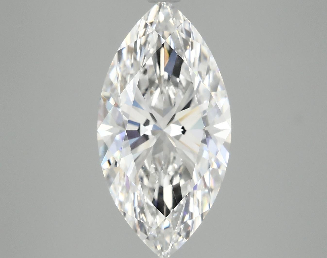 4.02 Carat Marquise Shaped Ideal Cut VVS2 IGI Certified Lab Grown Diamond