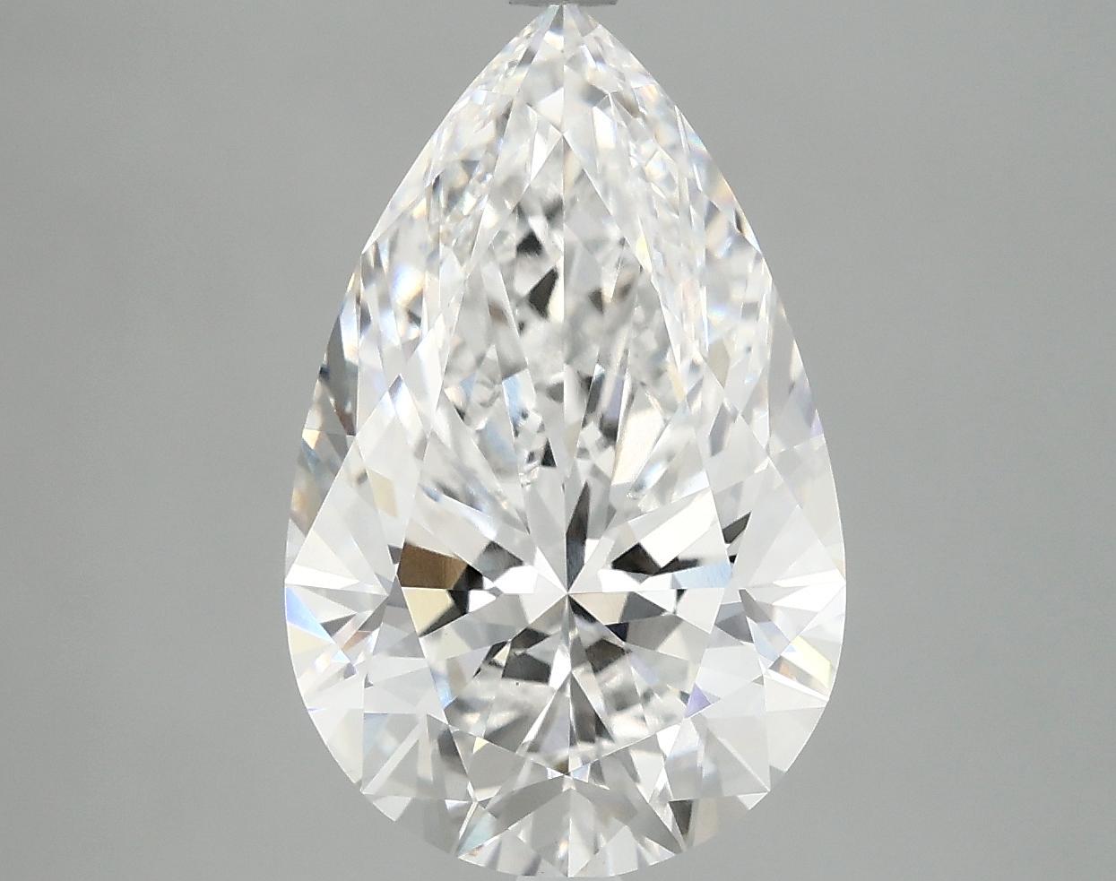 5.04 Carat Pear Shaped Ideal Cut VVS2 IGI Certified Lab Grown Diamond