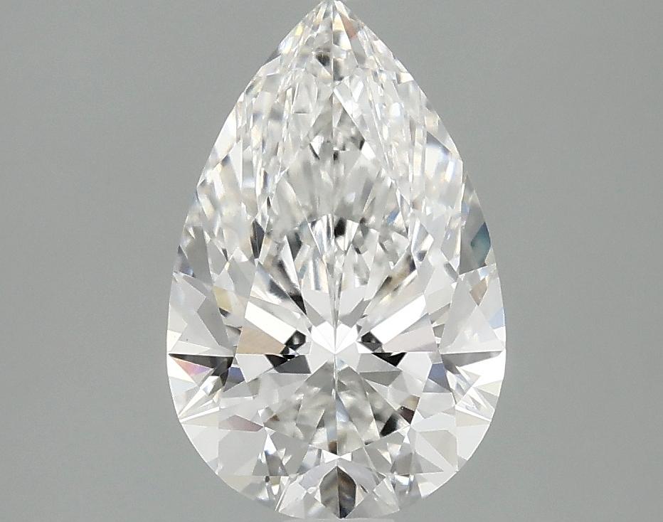 1.87 Carat Pear Shaped Ideal Cut VVS2 IGI Certified Lab Grown Diamond