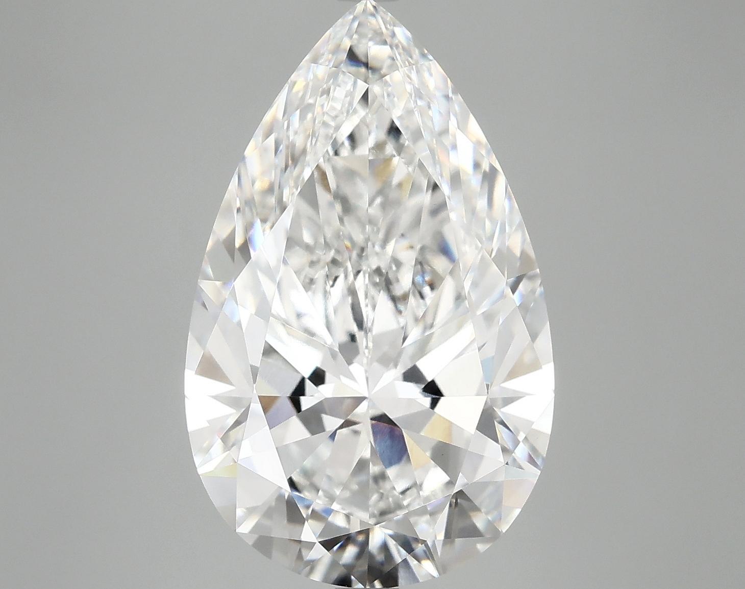 7.01 Carat Pear Shaped Ideal Cut VVS2 IGI Certified Lab Grown Diamond