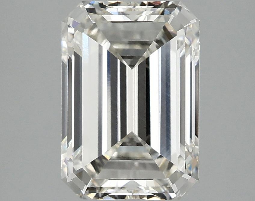 3.02 Carat Emerald Shaped Ideal Cut VVS2 IGI Certified Lab Grown Diamond