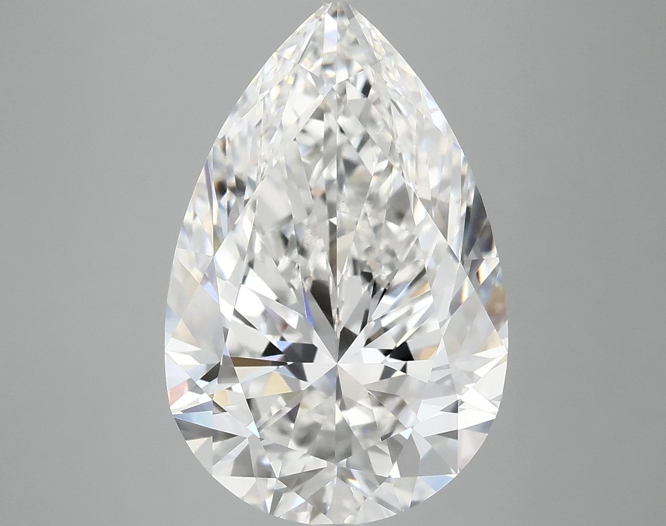 6.5 Carat Pear Shaped Excellent Cut VS1 IGI Certified Lab Grown Diamond