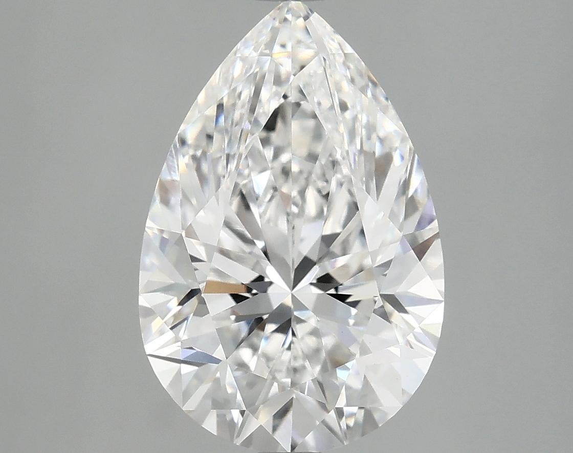 4.04 Carat Pear Shaped Excellent Cut VVS2 IGI Certified Lab Grown Diamond
