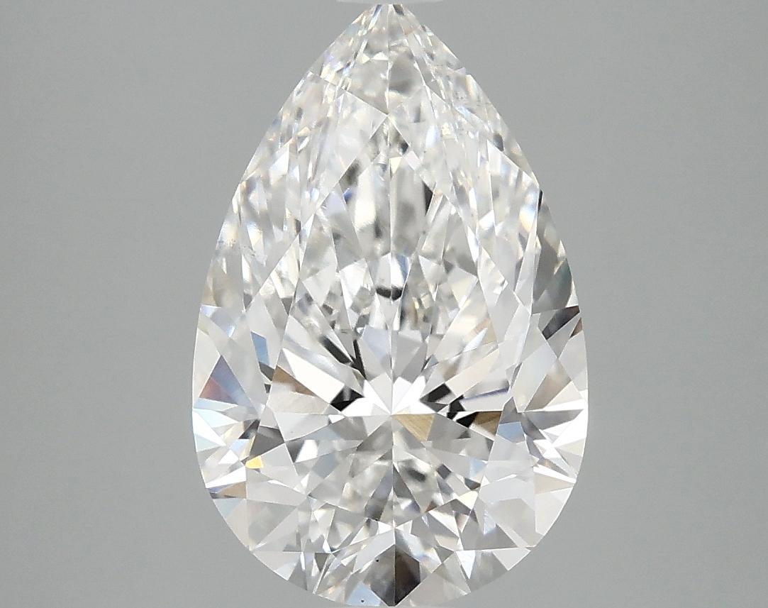 3.09 Carat Pear Shaped Ideal Cut VS1 IGI Certified Lab Grown Diamond