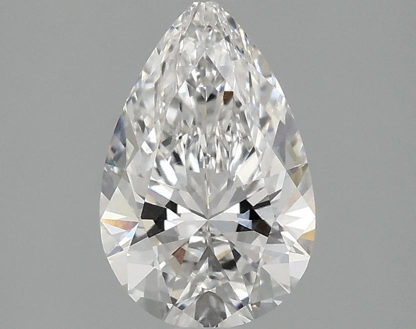 1.45 Carat Pear Shaped Ideal Cut VVS2 IGI Certified Lab Grown Diamond