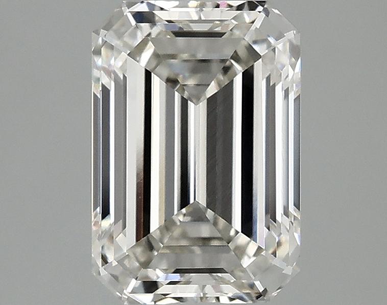 2.1 Carat Emerald Shaped Ideal Cut VVS2 IGI Certified Lab Grown Diamond