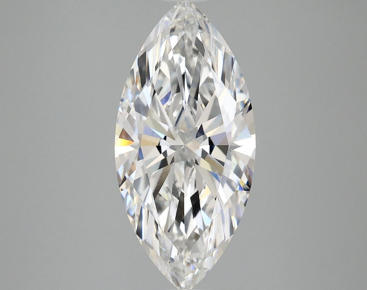 3.02 Carat Marquise Shaped Excellent Cut VVS2 IGI Certified Lab Grown Diamond