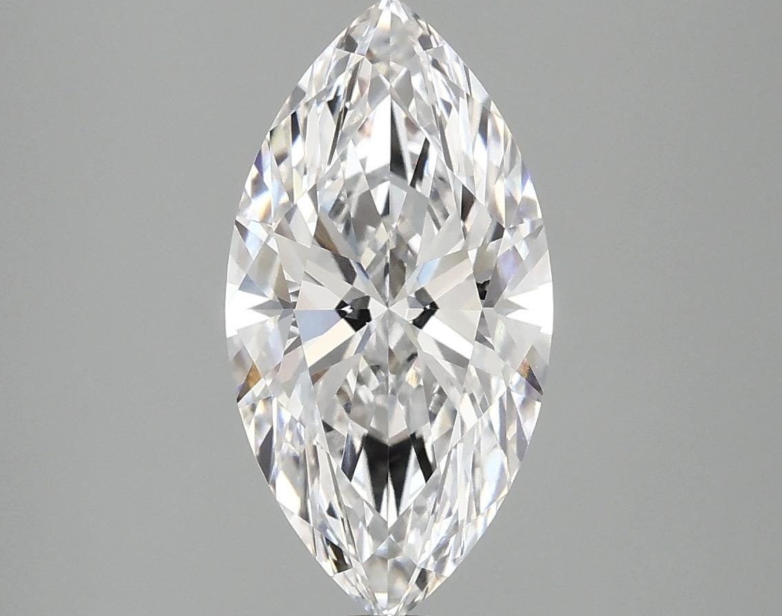 2.54 Carat Marquise Shaped Ideal Cut VVS2 IGI Certified Lab Grown Diamond