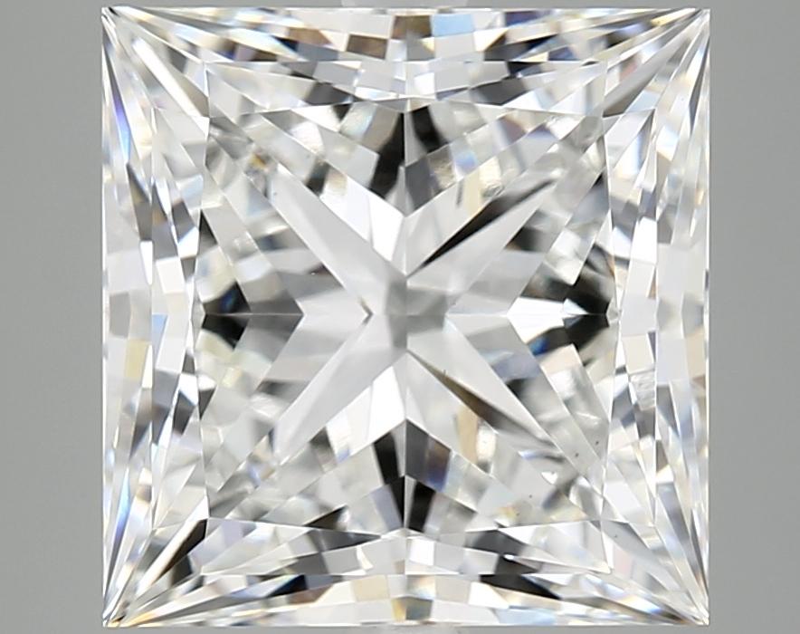 7.81 Carat Princess Shaped Ideal Cut VVS2 IGI Certified Lab Grown Diamond