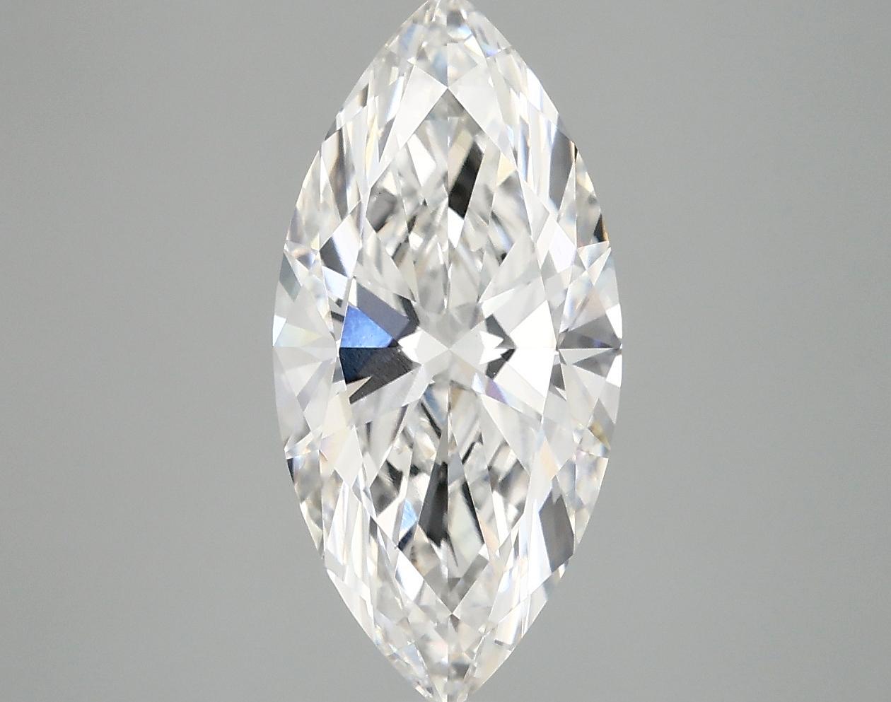 3.02 Carat Marquise Shaped Excellent Cut VVS2 IGI Certified Lab Grown Diamond